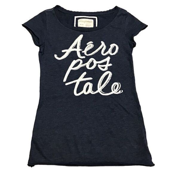 Aeropostale Tops - Aeropostale Blue Logo Tee
